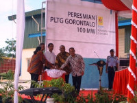 Presiden Republik Indonesia, Jokowi Widodo Resmikan PLTG Gorontalo